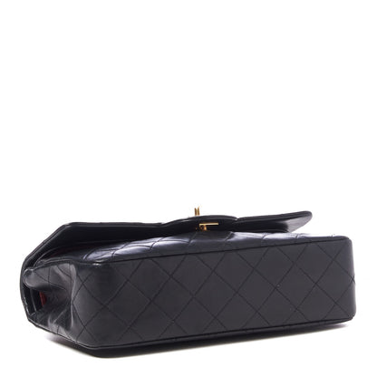 Chanel Lambskin Quilted Small Double Flap Black 3 of 9
