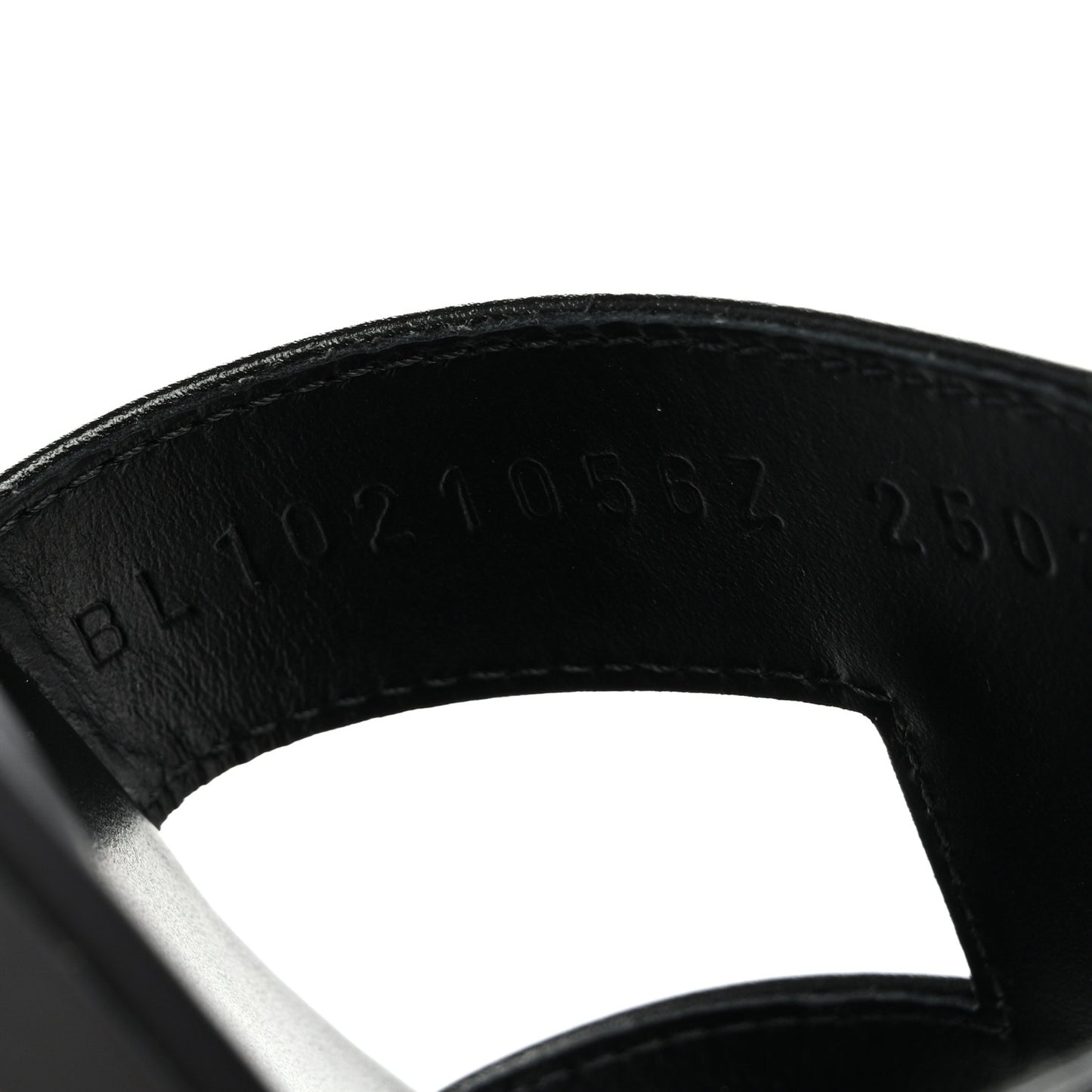 Box Calfskin Oran Sandals 37 Black