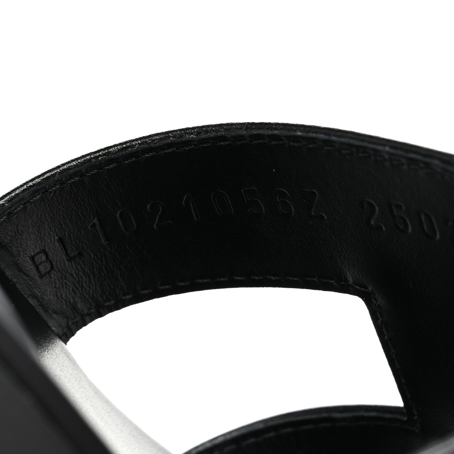Hermes Box Calfskin Oran Sandals 37 Black 8 of 9