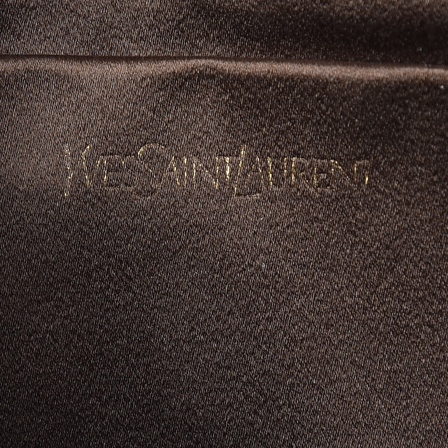 Saint Laurent Metallic Crackled Calfskin Large Belle De Jour Clutch Bronze 6 of 8
