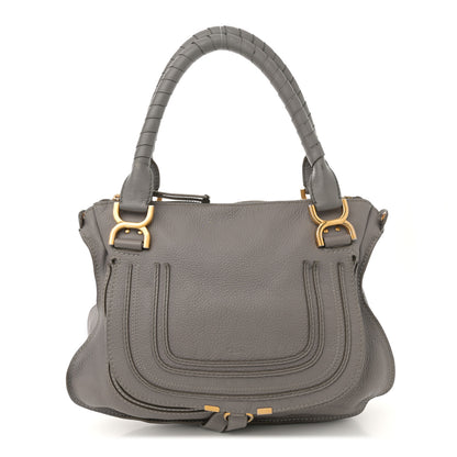 Chloe Calfskin Medium Marcie Satchel Cashmere Grey 1 of 15