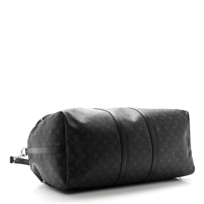 Louis Vuitton X FUJIWARA Monogram Eclipse Flash Fragment Keepall Bandouliere 55 3 of 12