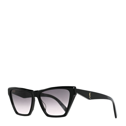 Saint Laurent New Wave SLM103 Kate Cat Eye Sunglasses Black 1 of 8
