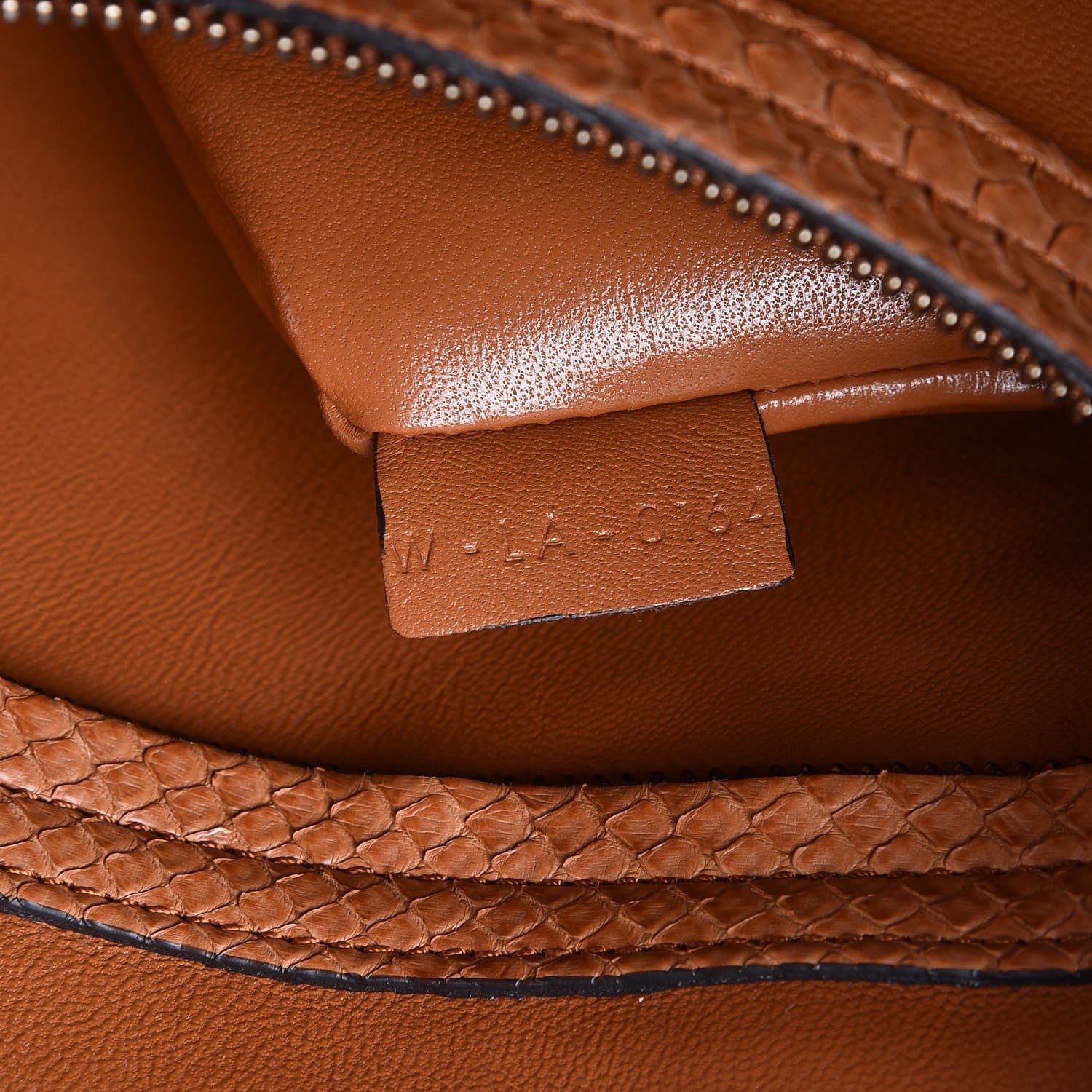 Celine Python Medium Phantom Luggage Light Copper 7 of 7
