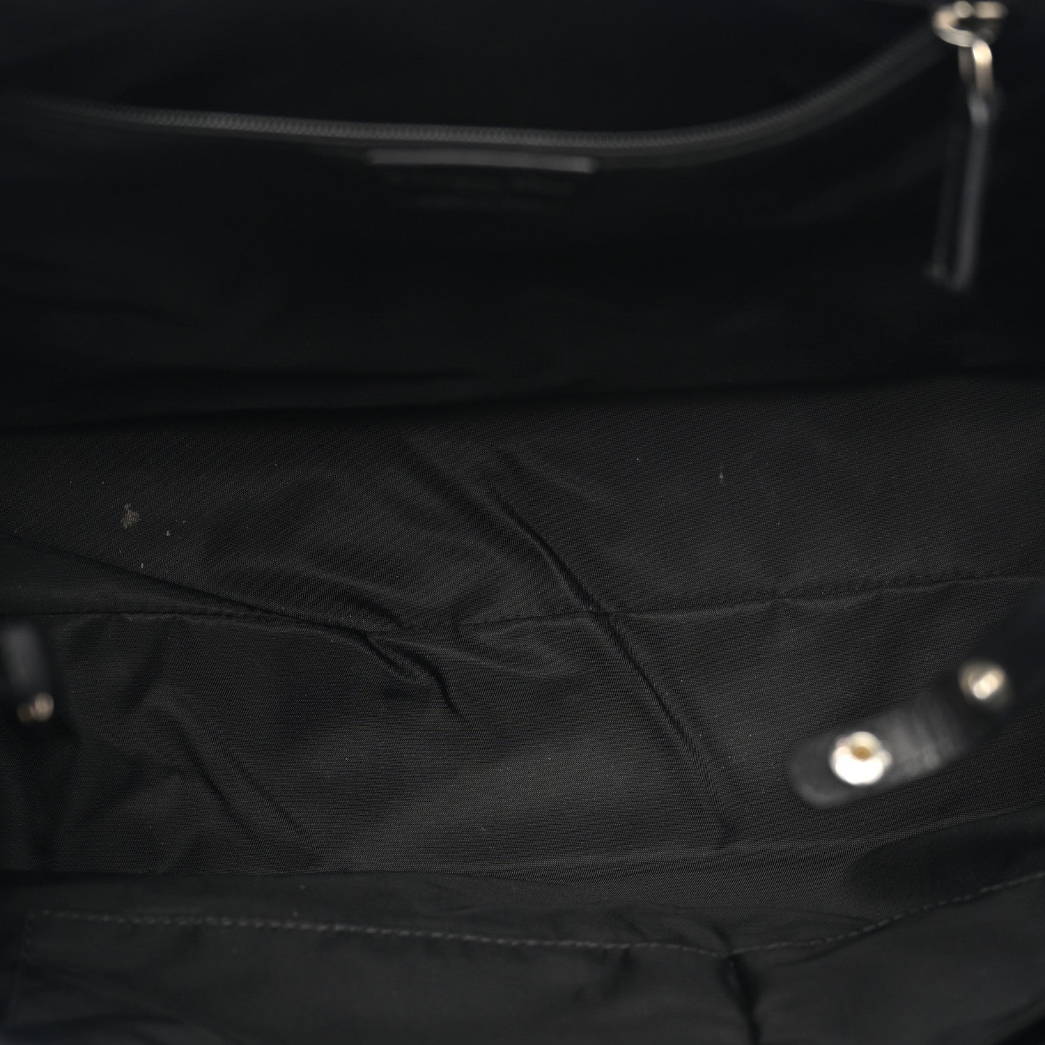 Christian Dior Nylon Monogram Small Lovely Tote Black 5 of 13
