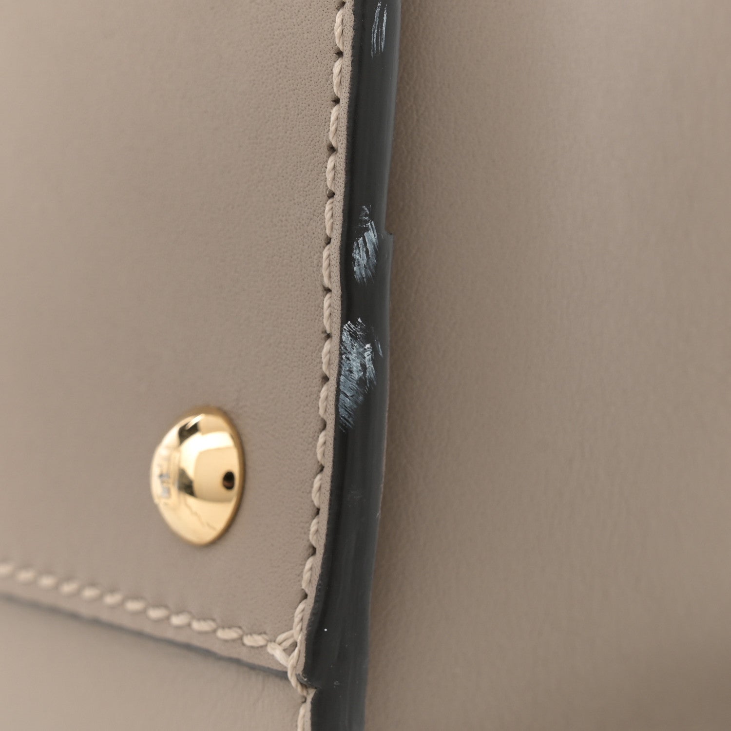 Fendi Vitello Seta Plexiglass Tortoise Medium Peekaboo Iconic Satchel Tortora 11 of 11