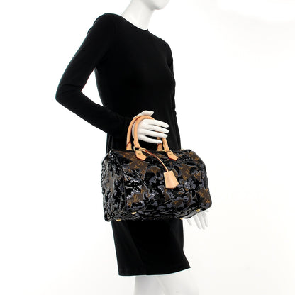 Louis Vuitton Monogram Fleur De Jais Sequins Speedy 30 2 of 7