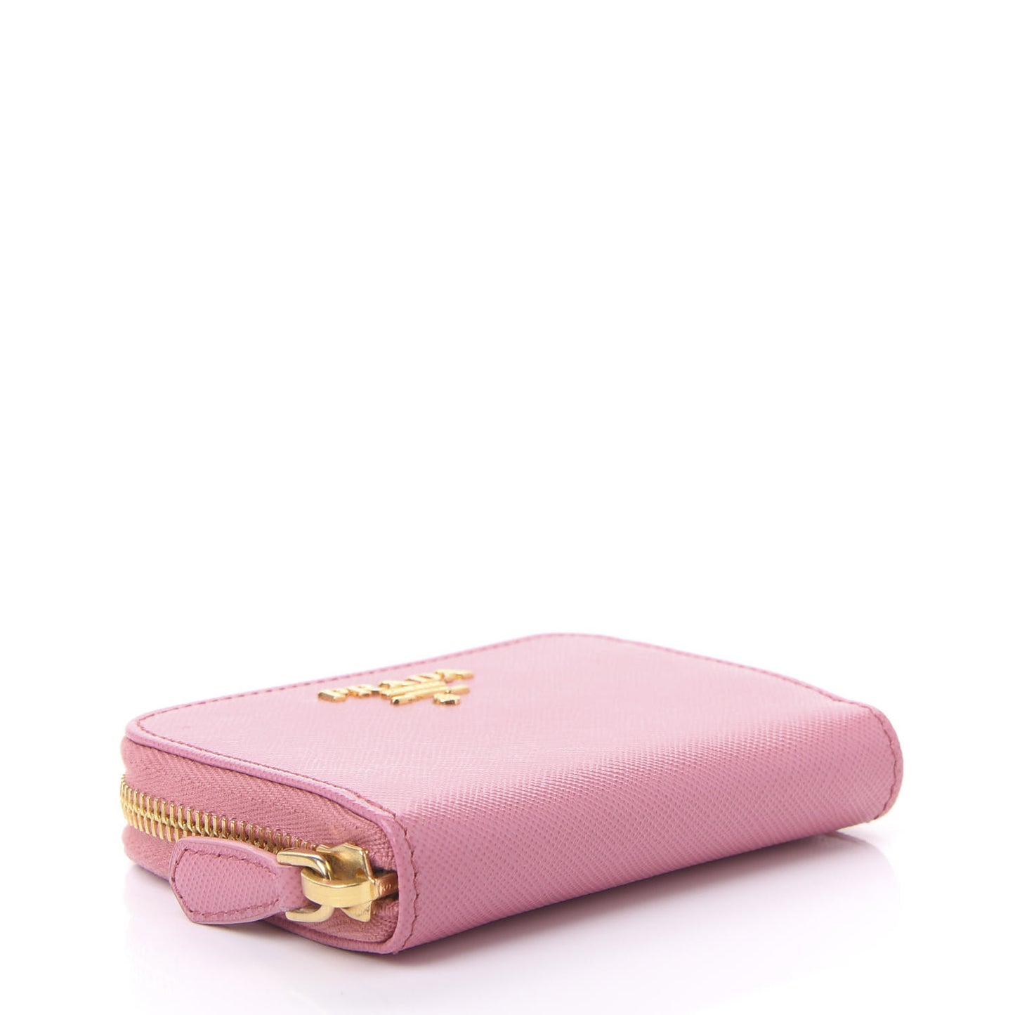 Saffiano Metal Zip Coin Purse Geranio
