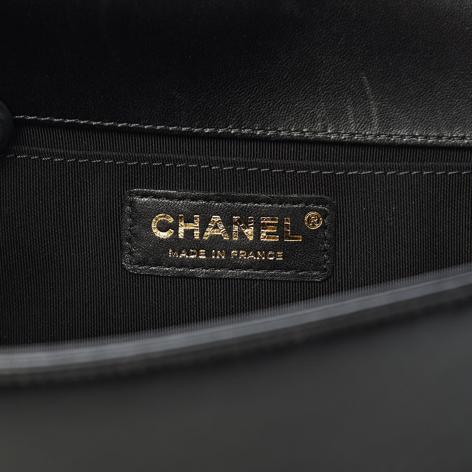 Chanel Lambskin Quilted Medium Boy Flap Black 6 of 13