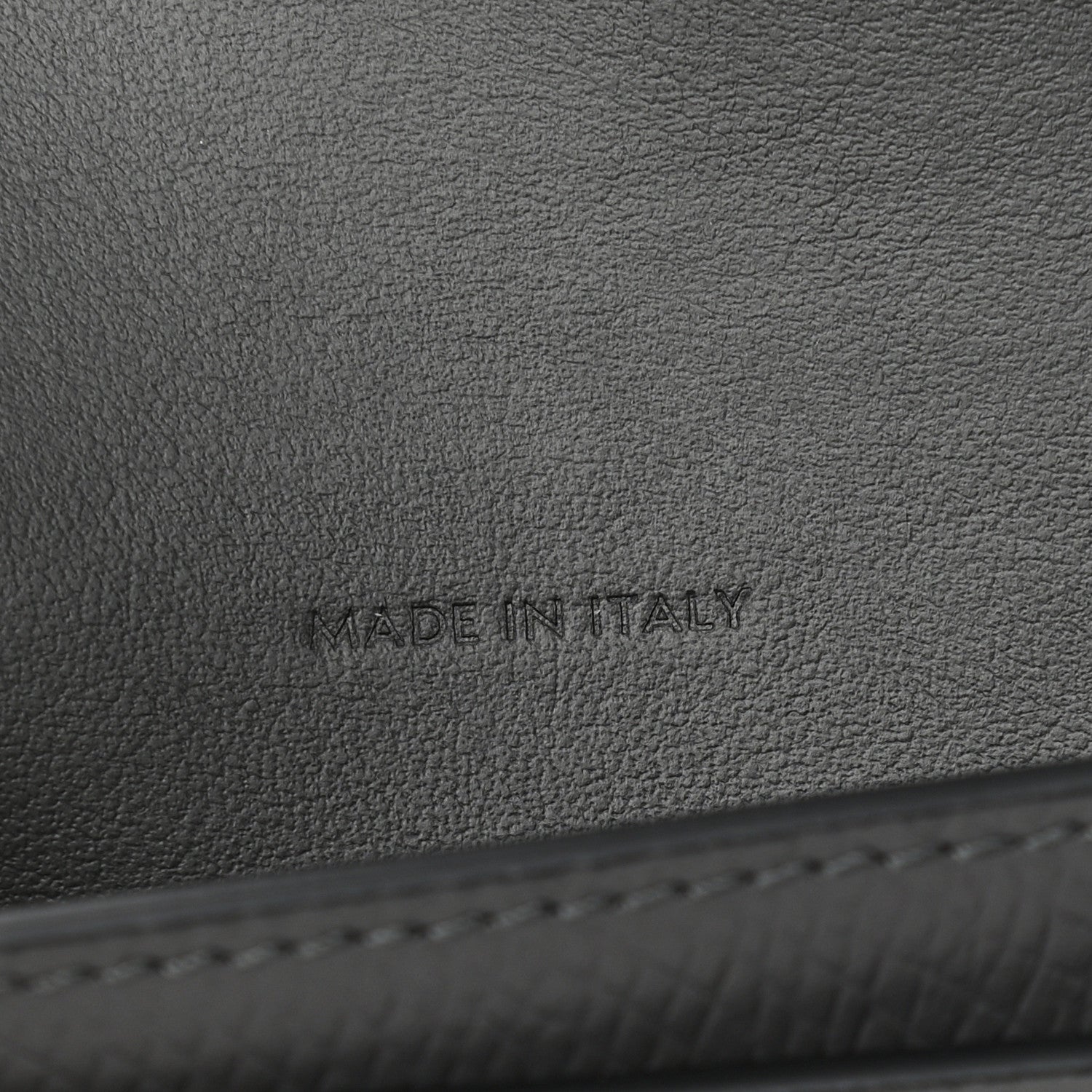 Celine Grained Calfskin Phone Pouch With Flap Grey 6 of 9