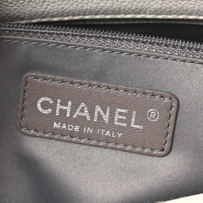 Chanel Caviar Quilted Grand Shopping Tote GST White 6 of 10