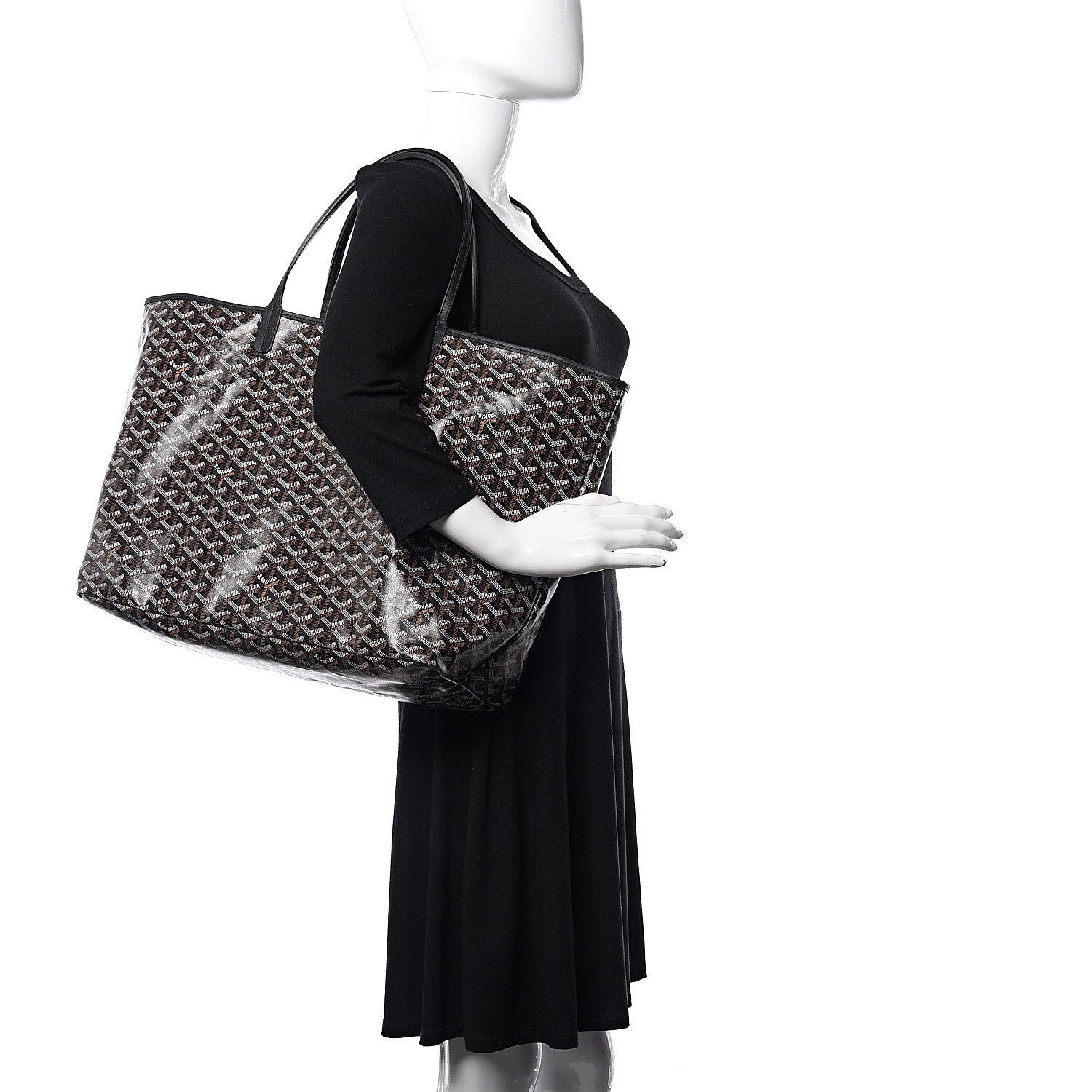 Goyard Goyardine Saint Louis GM Black 2 of 12