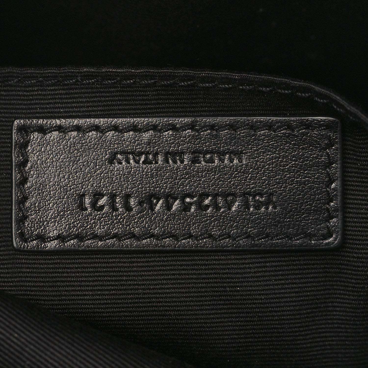 Saint Laurent Calfskin Matelasse Monogram Monochrome Lou Camera Bag Black 7 of 9