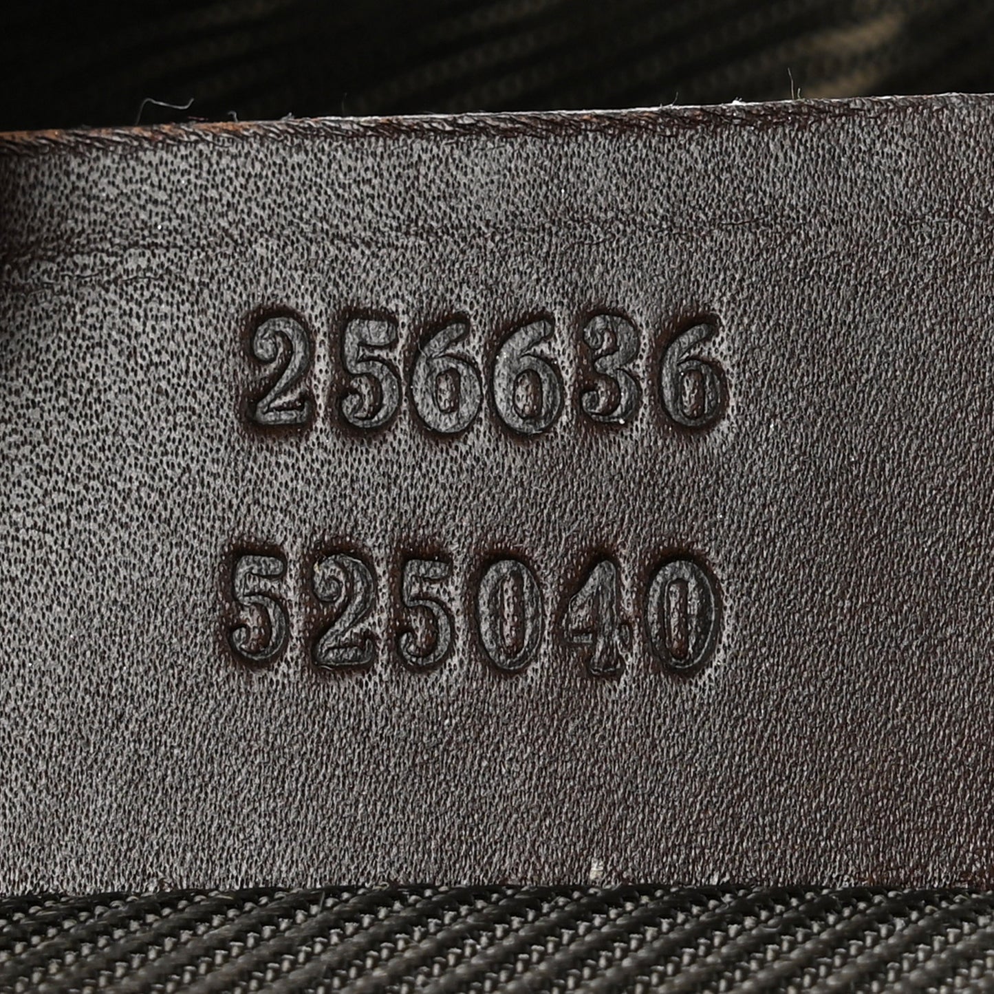 Monogram Web Small Cosmetic Case Dark Brown