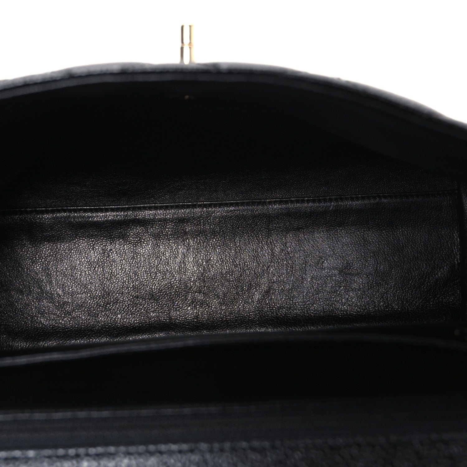 Chanel Caviar Quilted Jumbo Kelly Flap Black 5 of 10