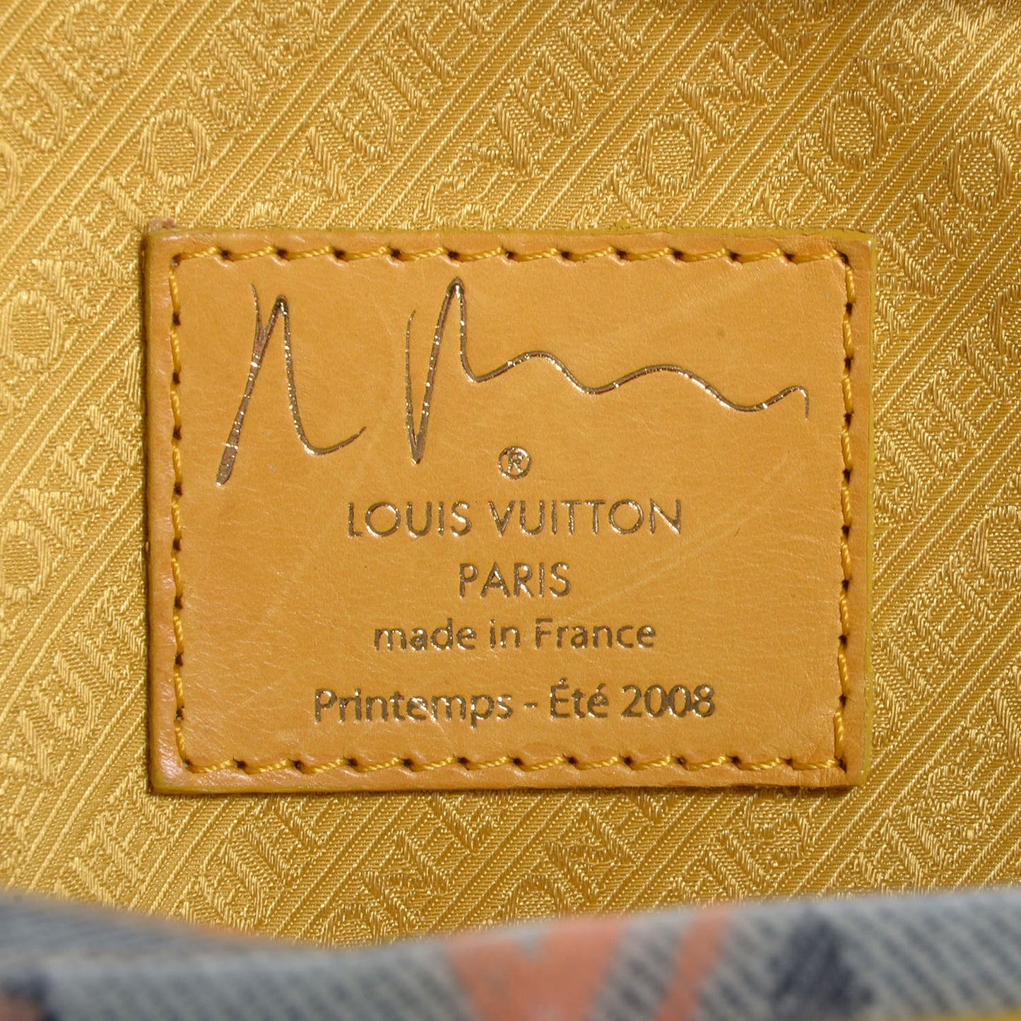 Monogram Pulp Defile Weekender GM Yellow