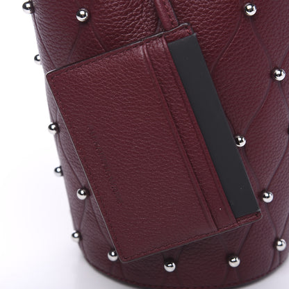 Alexander Wang Pebbled Calfskin Mini Roxy Bucket Bag Burgundy 7 of 7