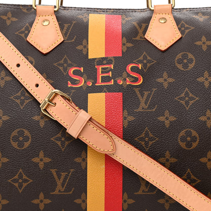 Louis Vuitton Monogram My LV Heritage Speedy Bandouliere 35 Jaune Rouge 7 of 11