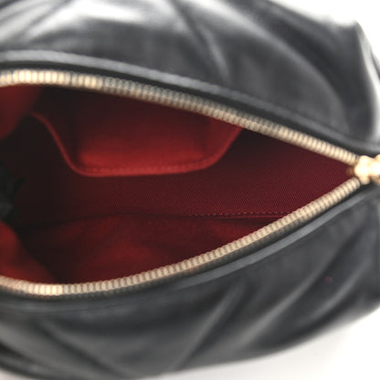 Chanel Lambskin Quilted Small Bowling Bag Black 5 of 10