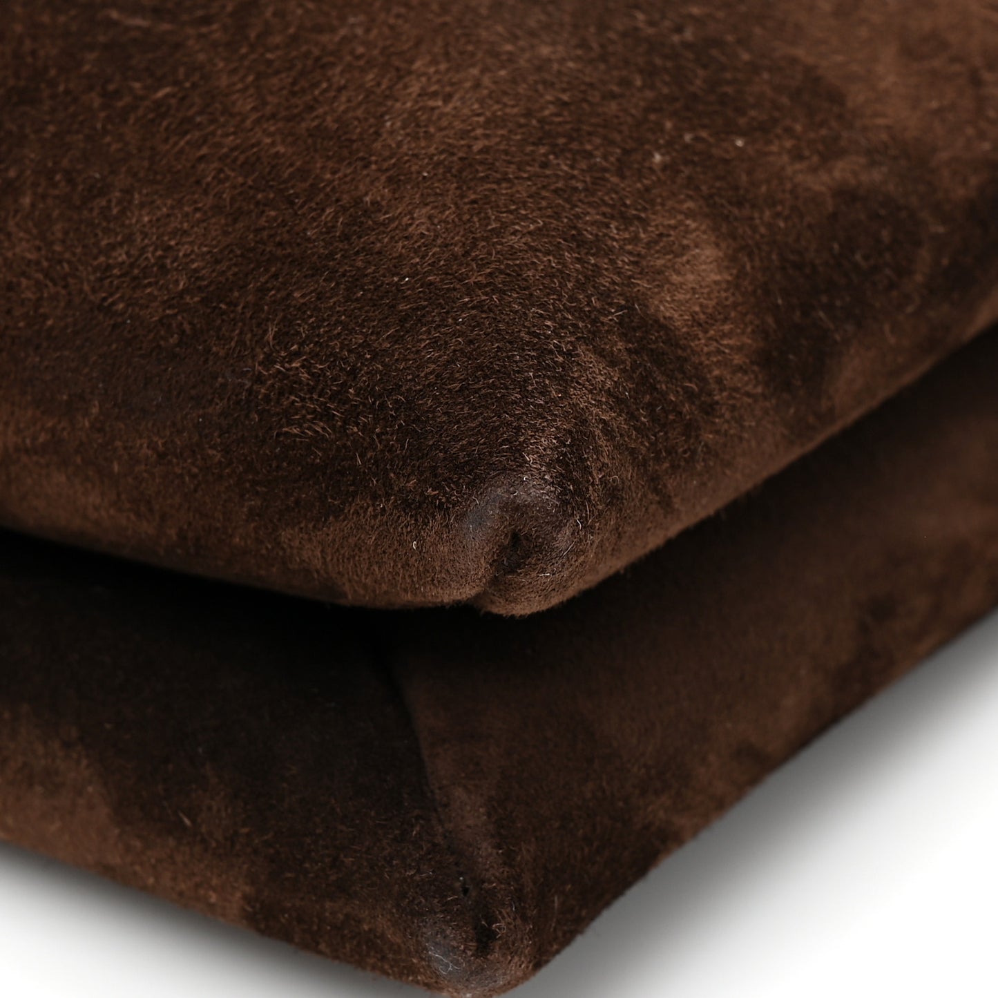 Suede Calfskin Mini Nu Twin Bag Mocha