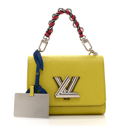 Louis Vuitton Epi Twist Braided Strap Shoulder Bag PM Vert Acide 5 of 22