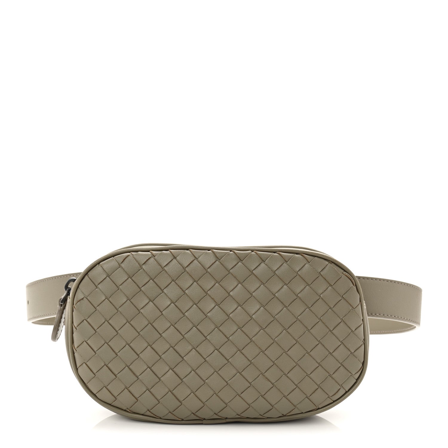 Bottega Veneta Nappa Intrecciato Belt Bag Mink 1 of 12