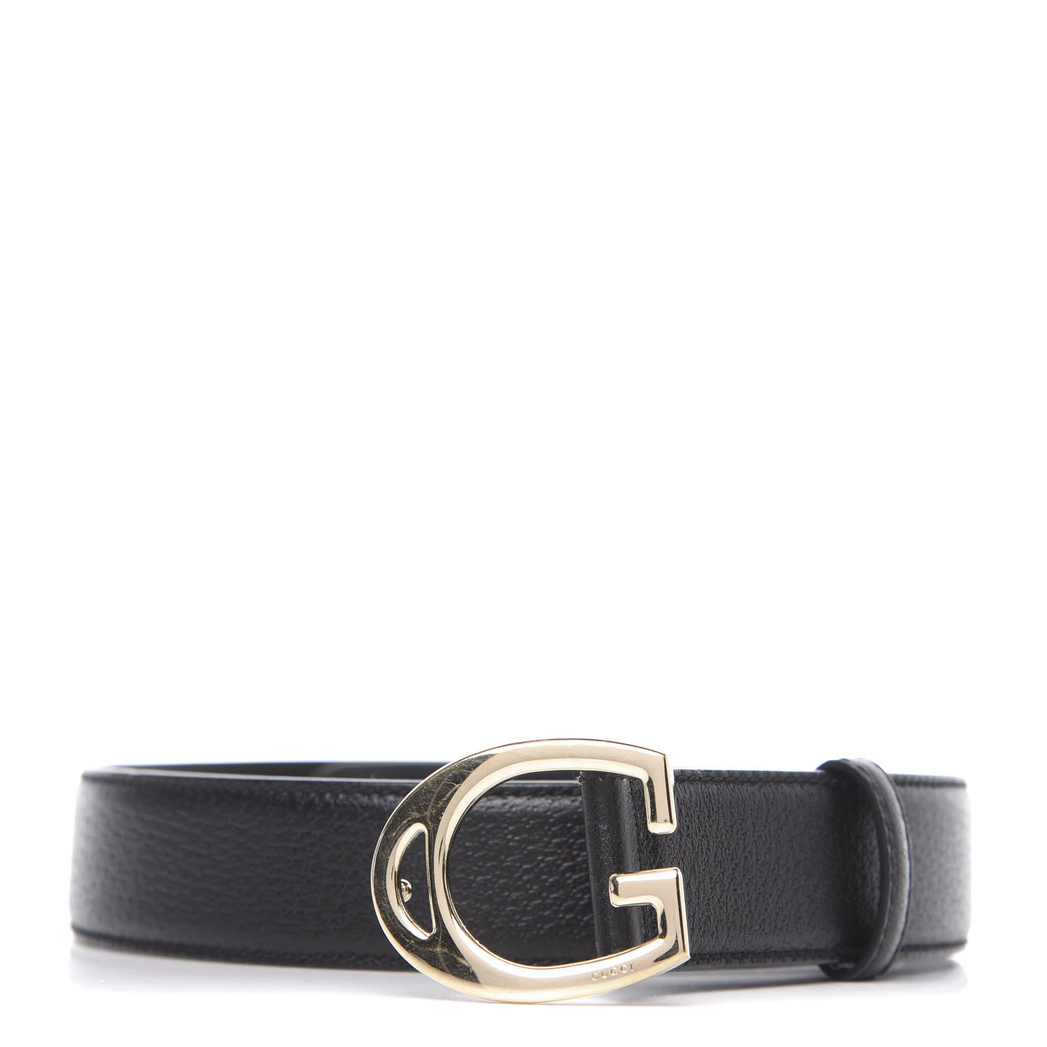 Gucci Calfskin G Buckle Belt 75 30 Black 1 of 5