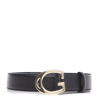 Gucci Calfskin G Buckle Belt 75 30 Black 1 of 5