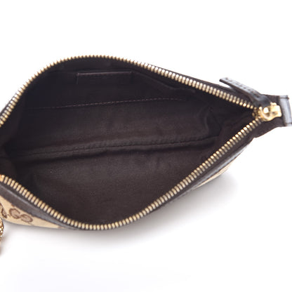 Gucci Monogram Jolicoeur Wristlet Dark Brown 5 of 9