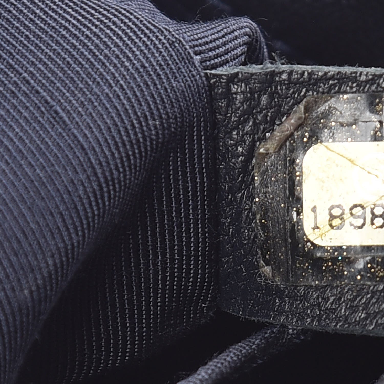 Chanel Lambskin Embossed Medium Boy Cube Flap Navy 7 of 11