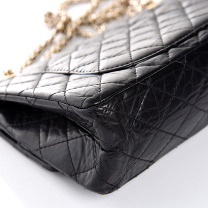 Chanel Aged Calfskin Quilted 2.55 Reissue 225 Flap Black 10 of 12