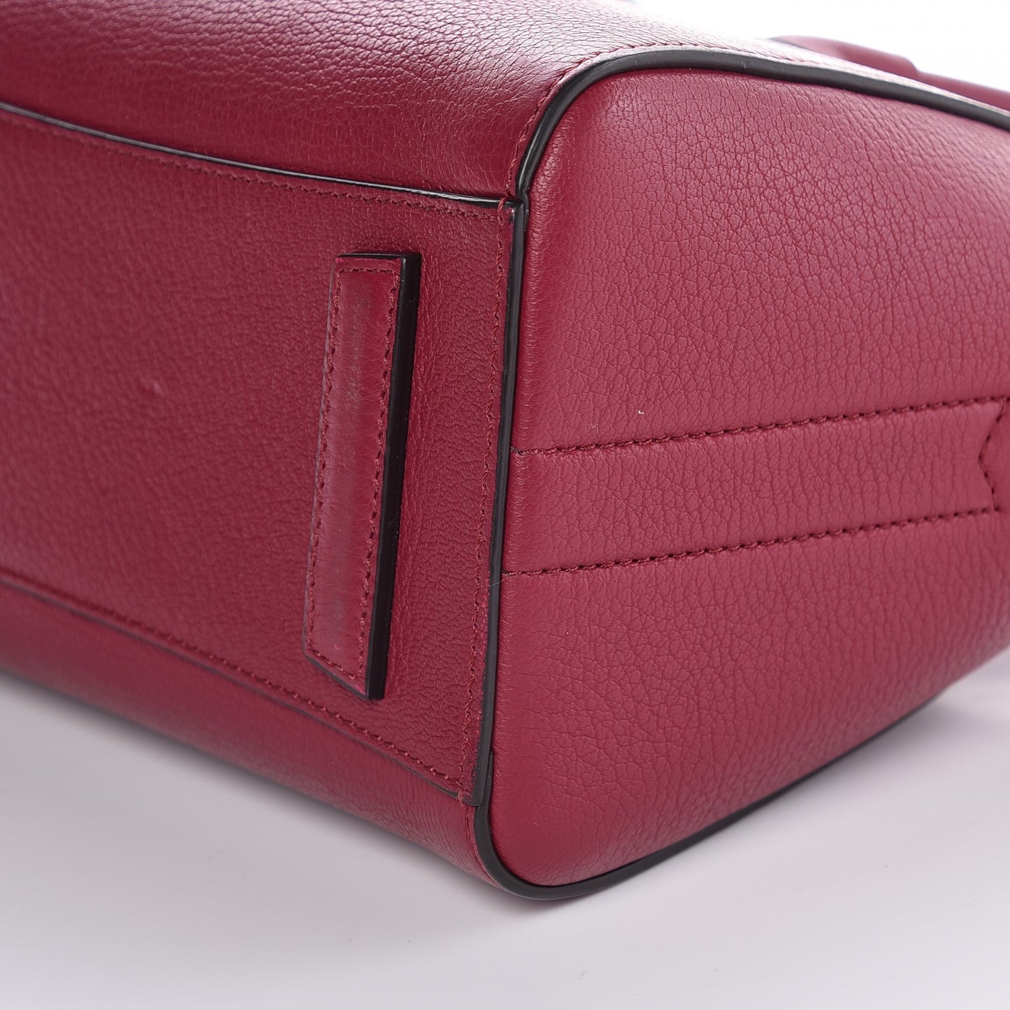Sugar Goatskin Mini Antigona Fig Pink