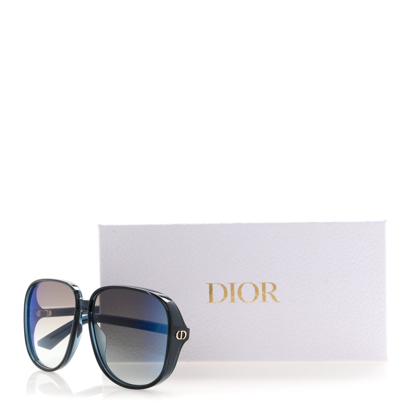 Transparent Acetate D-Doll Sunglasses Blue