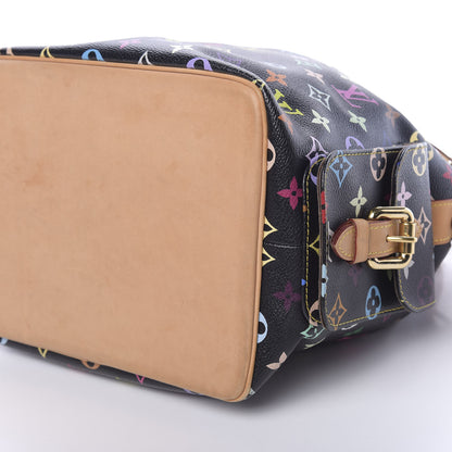 Louis Vuitton Monogram Multicolor Petit Noe Black 14 of 15