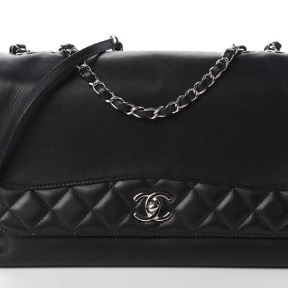 Chanel Calfskin Jumbo Tramezzo Flap Black 8 of 15
