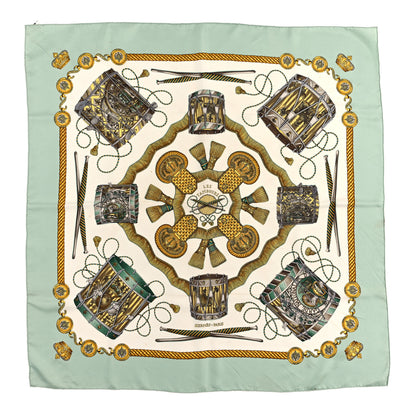 Hermes Silk Les Tambours Scarf 90 1 of 4