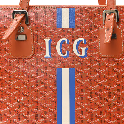 Goyard Goyardine Sac Marie Galante GM Orange 7 of 10