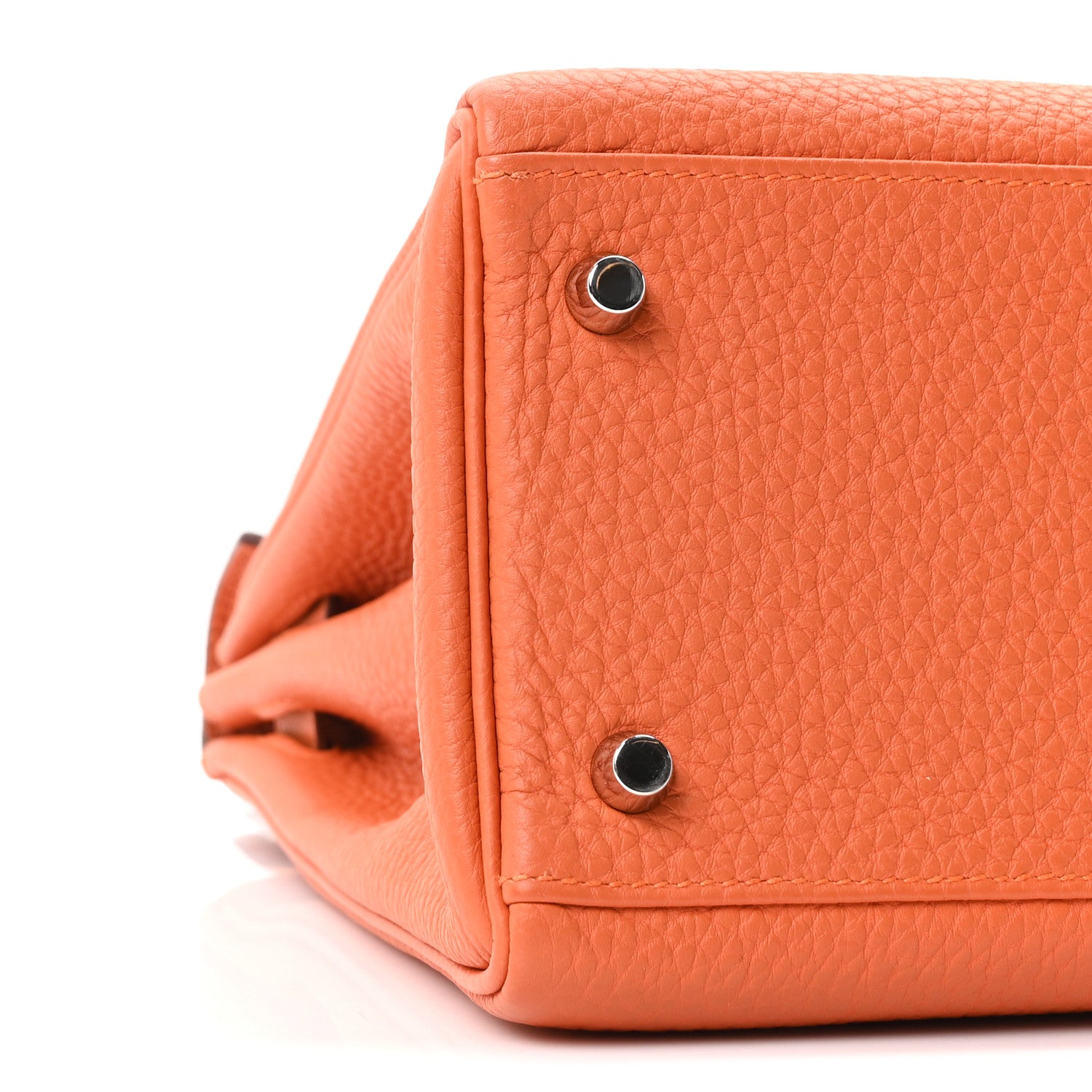 Hermes Togo Kelly Retourne 32 Orange 9 of 10