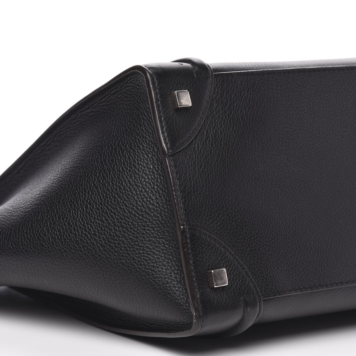 Celine Drummed Calfskin Mini Luggage Black 7 of 12