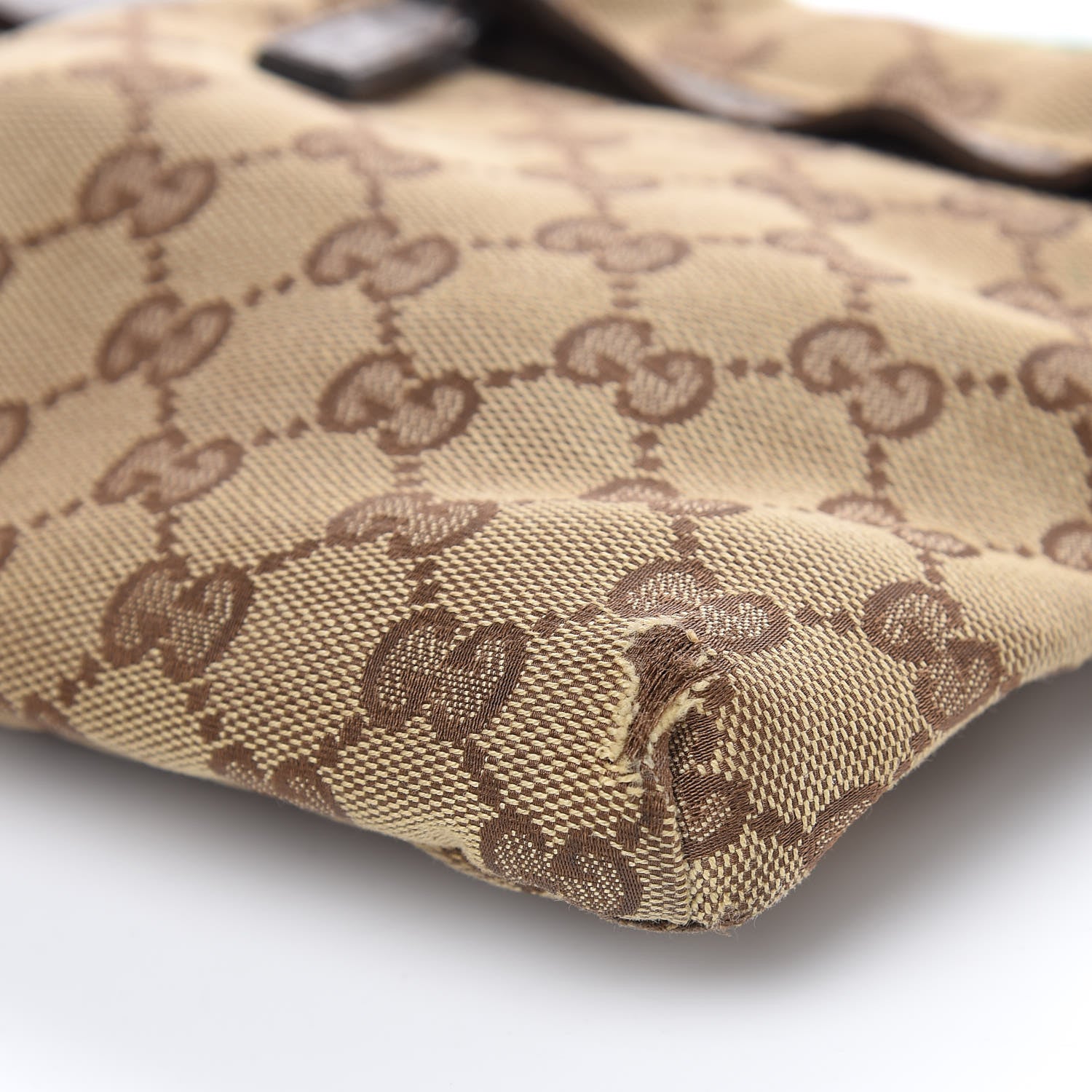 Gucci Monogram Web Belt Bag Dark Brown 10 of 15