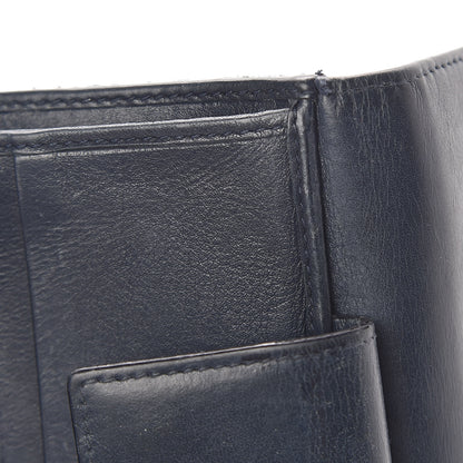 Christian Dior Monogram Compact Wallet Navy 11 of 14