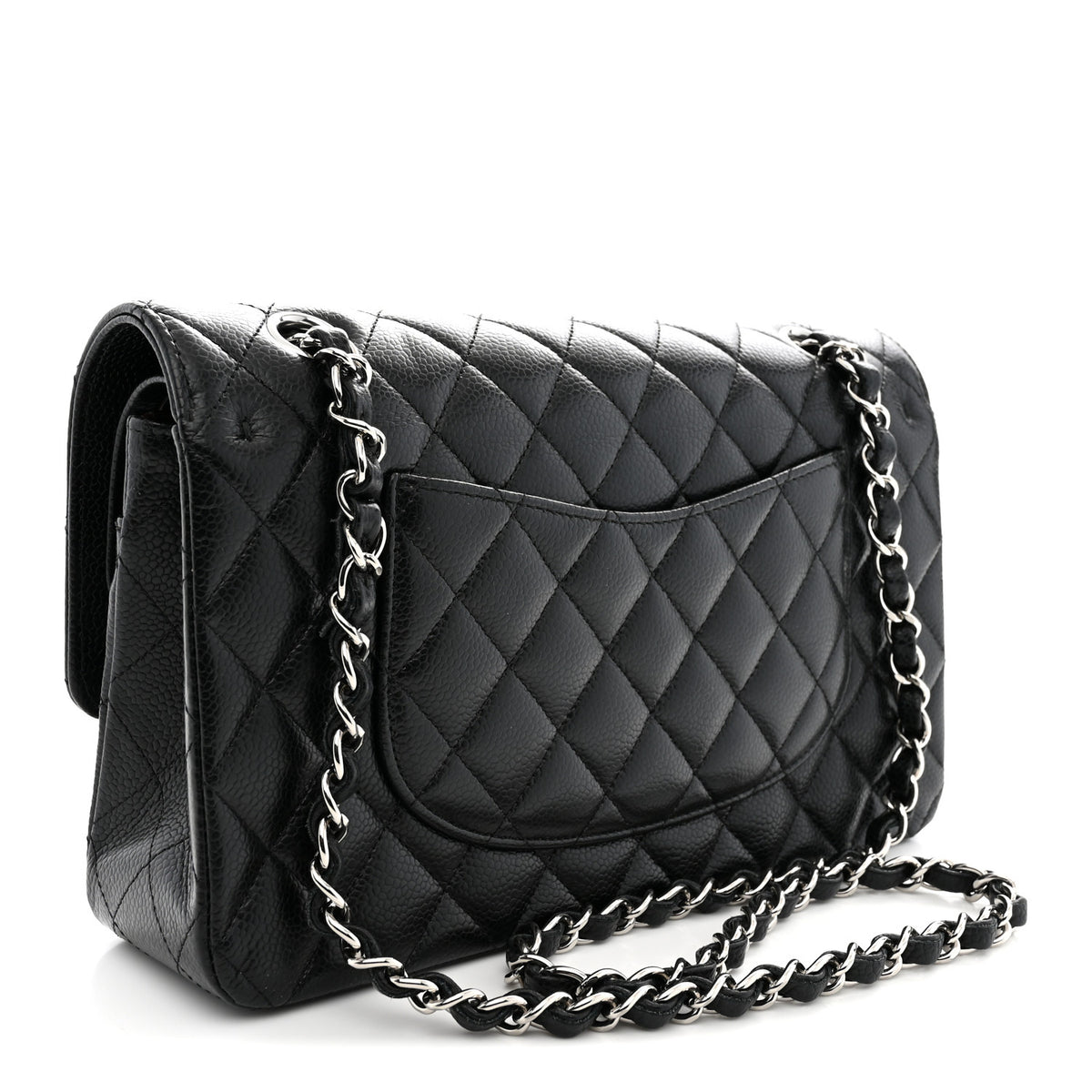 Chanel Caviar Quilted Medium Double Flap Black 3 of 11