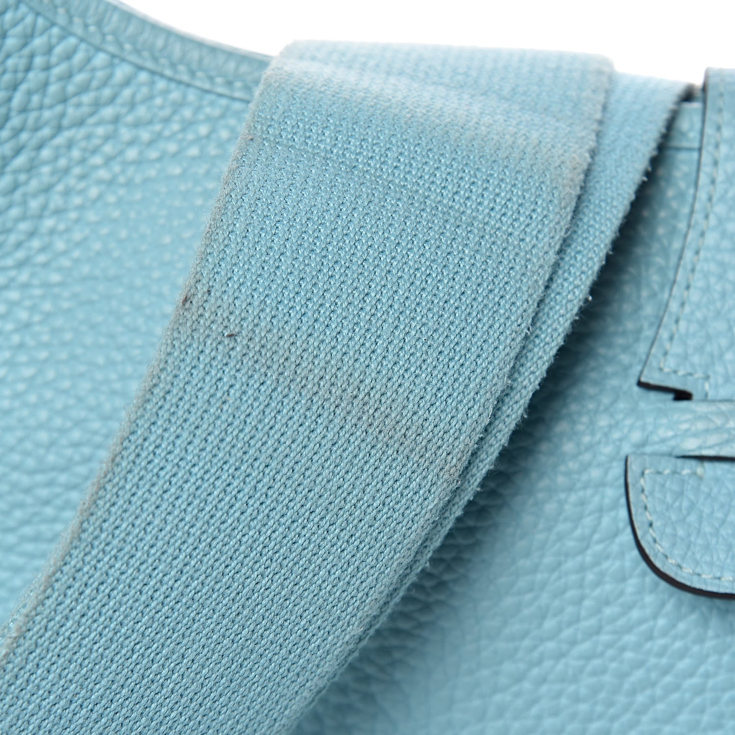 Hermes Taurillon Clemence Evelyne III PM Bleu Atoll 8 of 12
