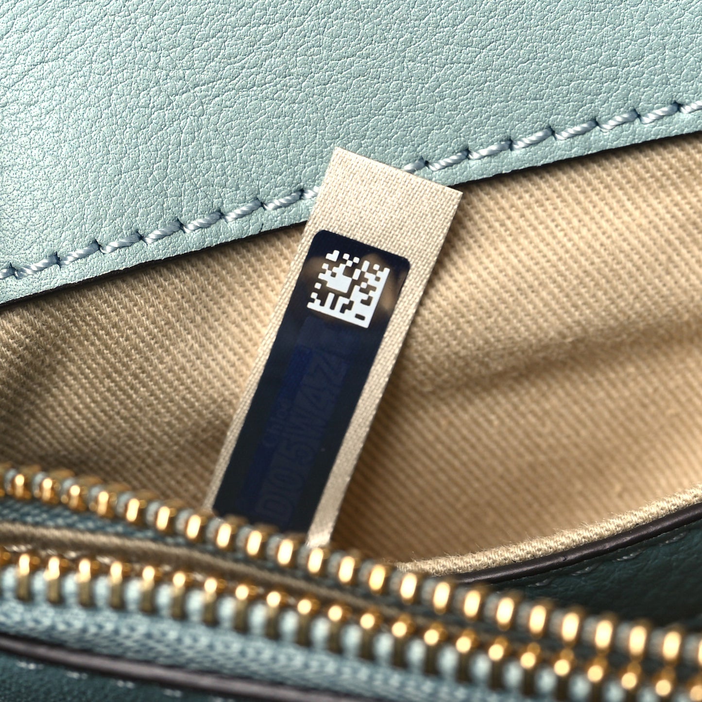 Calfskin Small Faye Day Shoulder Bag Faded Blue