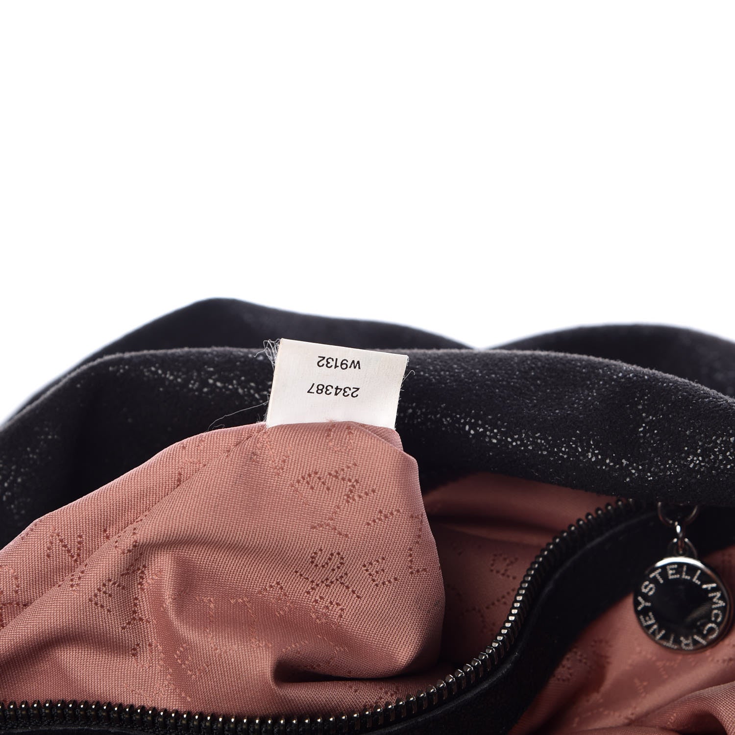 Stella McCartney Shaggy Deer Falabella Fold Over Tote Black 7 of 8