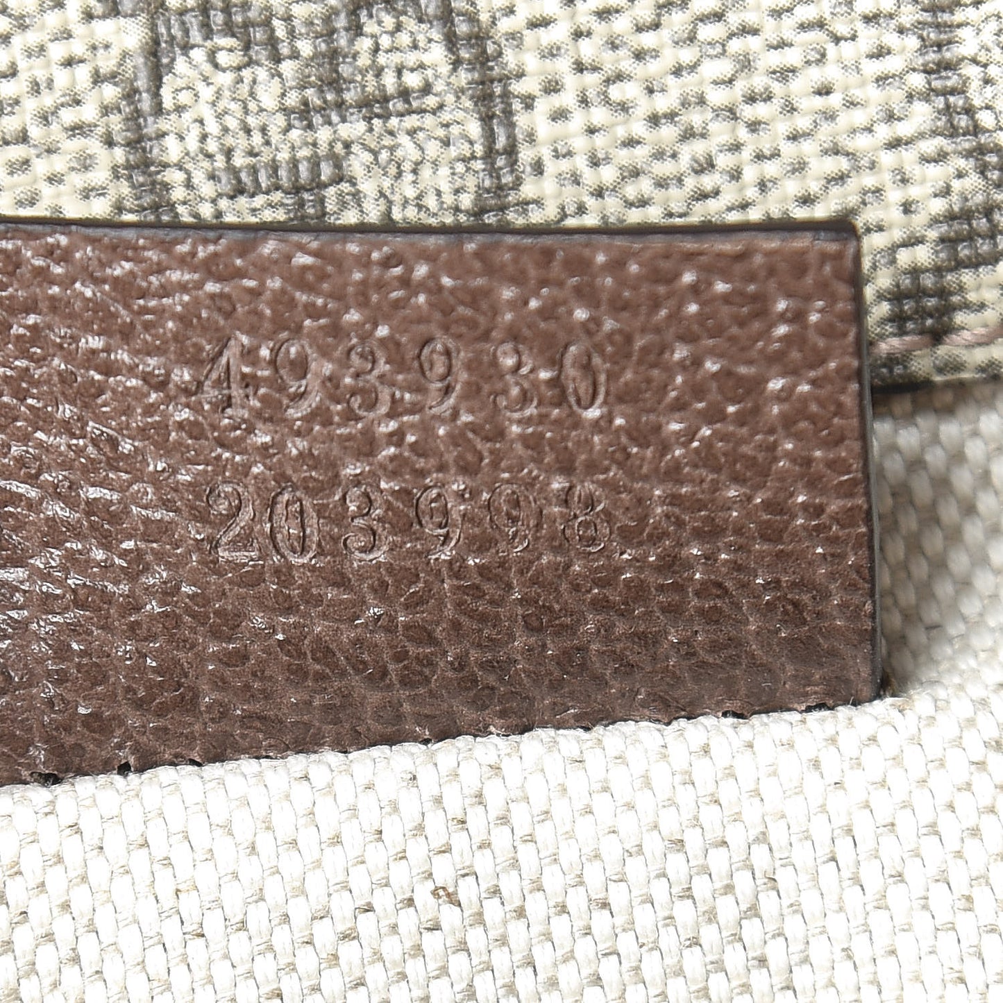 GG Supreme Monogram Neo Vintage Web Belt Bag Brown