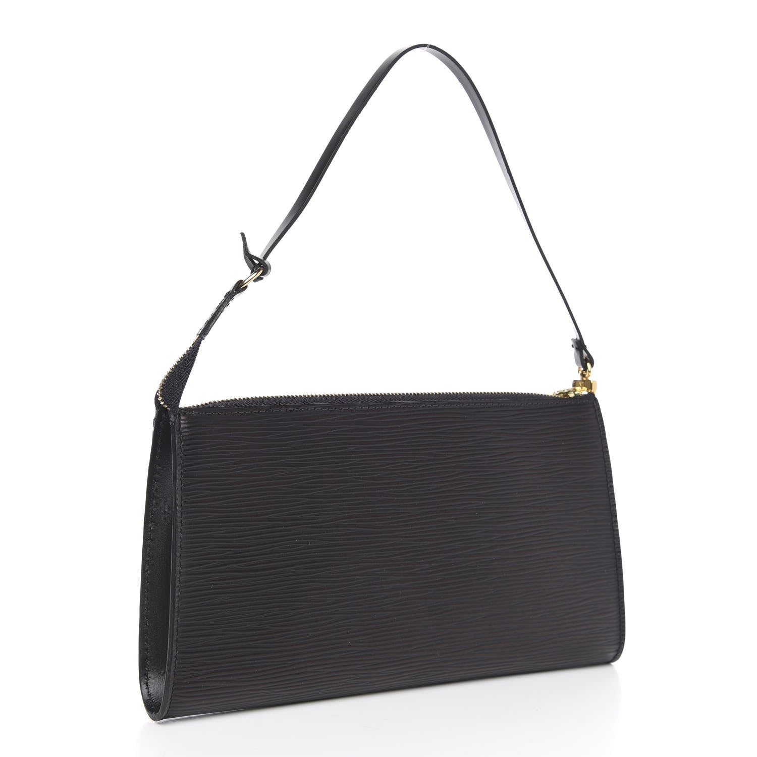 Louis Vuitton Epi Pochette Accessories 24 Black 3 of 9