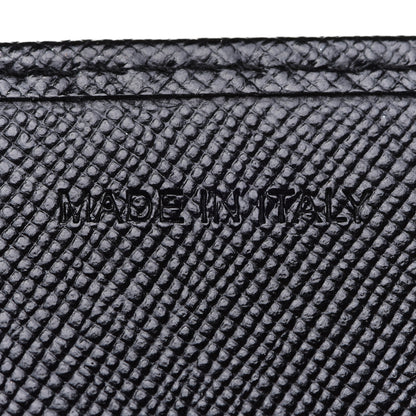 Prada Saffiano Metal Mini Crossbody Wallet Nero Black 9 of 11