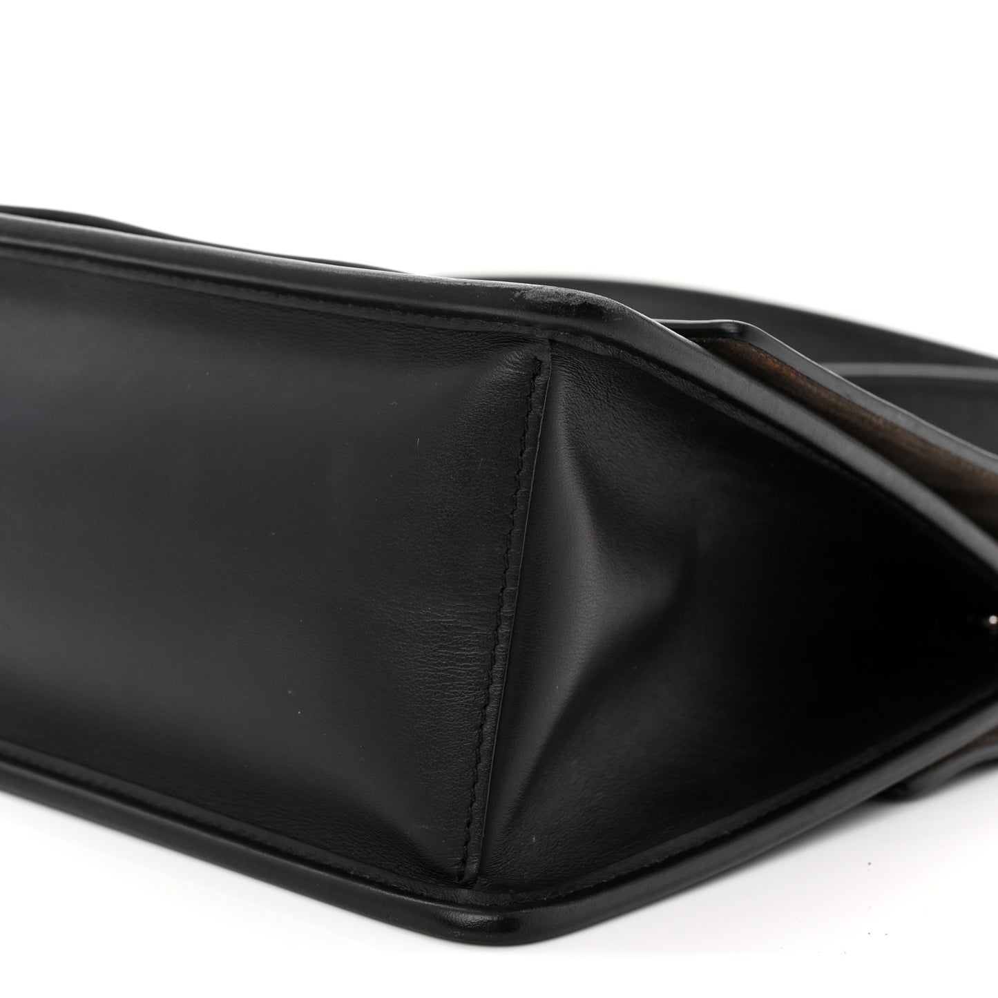 Vitello Century Opaco F is Fendi Kan I Shoulder Bag Black