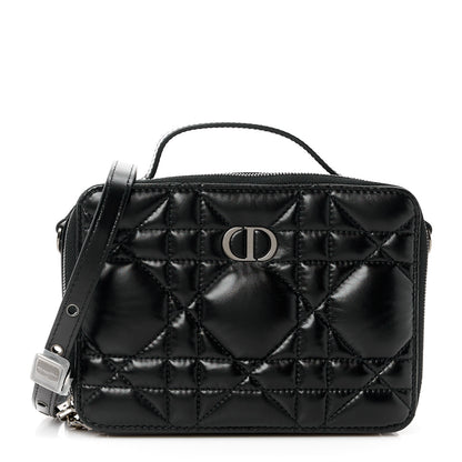 Christian Dior Calfskin Macrocannage Caro Box Bag Black 1 of 10